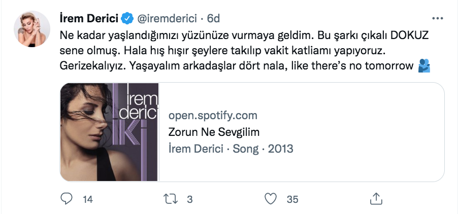 irem derici den olay sozler 